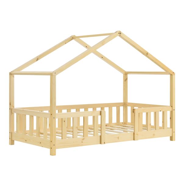 Grote foto kinderbed treviolo met uitvalbeveiliging 70x140 cm hout huis en inrichting overige