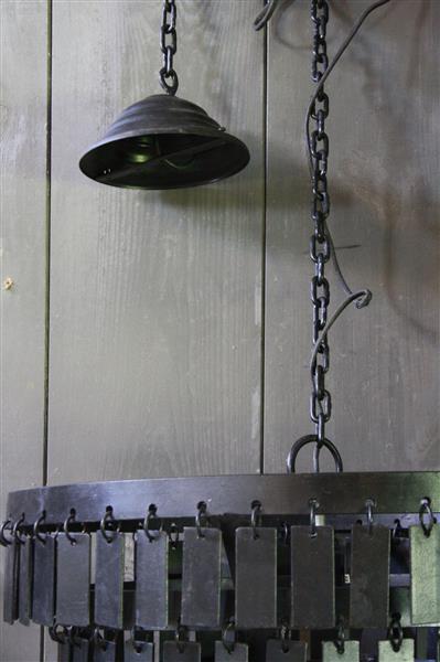 Grote foto landelijke metalen hanglamp dean h33 x b55 cm huis en inrichting bankstellen
