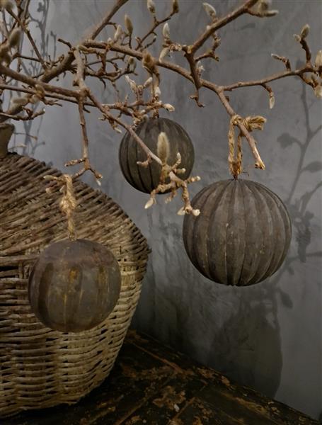 Grote foto decoratieve houten bal maat m huis en inrichting woningdecoratie