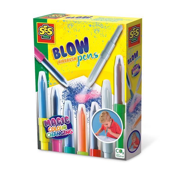 Grote foto ses blow airbrush pens magisch kleurveranderen kinderen en baby overige