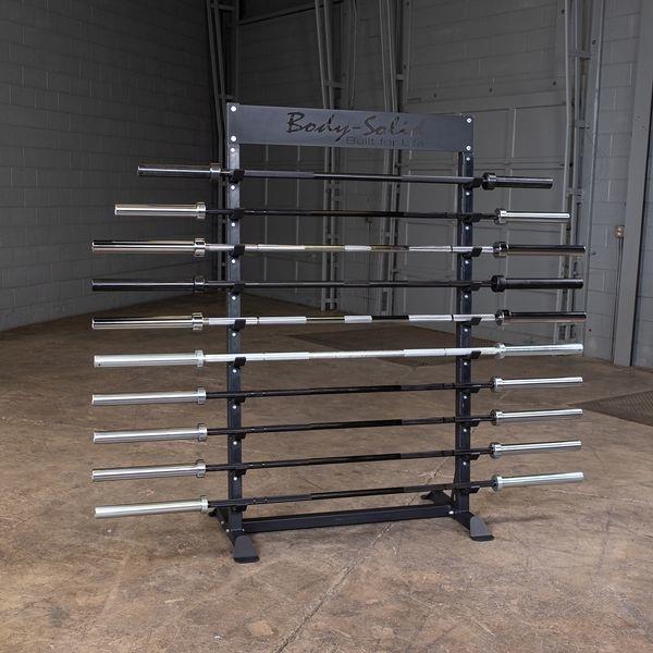 Grote foto proclubline horizontal bar rack 10 barbells sport en fitness fitness