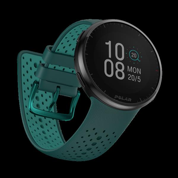 Grote foto polar pacer pro hardloophorloge met gps voor professionals carbon grey sport en fitness fitness