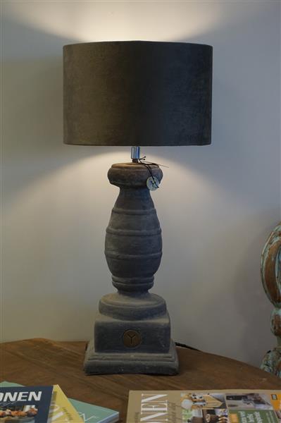 Grote foto cilinder lampenkap fluweel bruin 25 x 16 cm huis en inrichting woningdecoratie