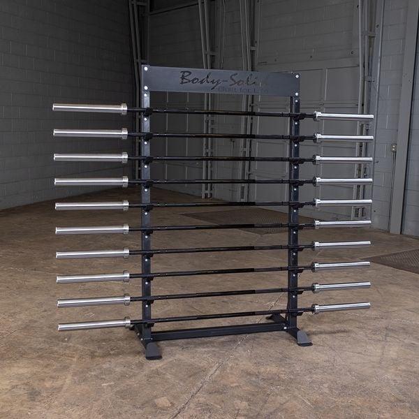 Grote foto proclubline horizontal bar rack 10 barbells sport en fitness fitness