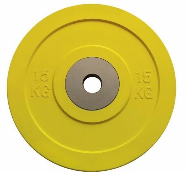 Grote foto toorx fitness bumper plates challenge 50mm diameter 25 kg rood sport en fitness fitness
