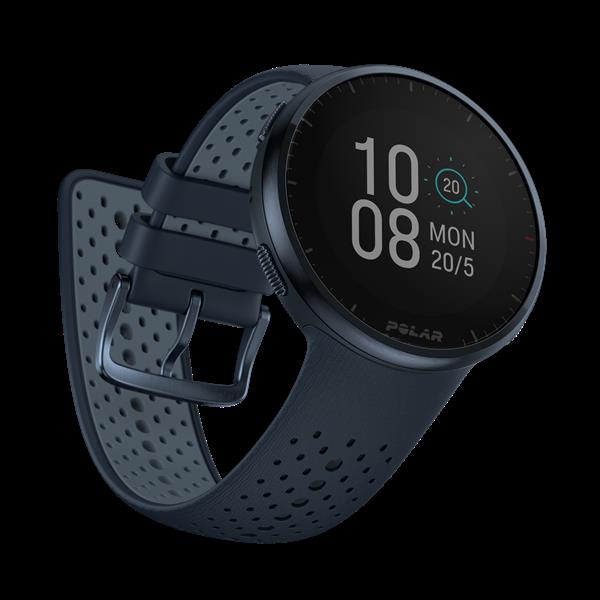 Grote foto polar pacer pro hardloophorloge met gps voor professionals carbon grey sport en fitness fitness