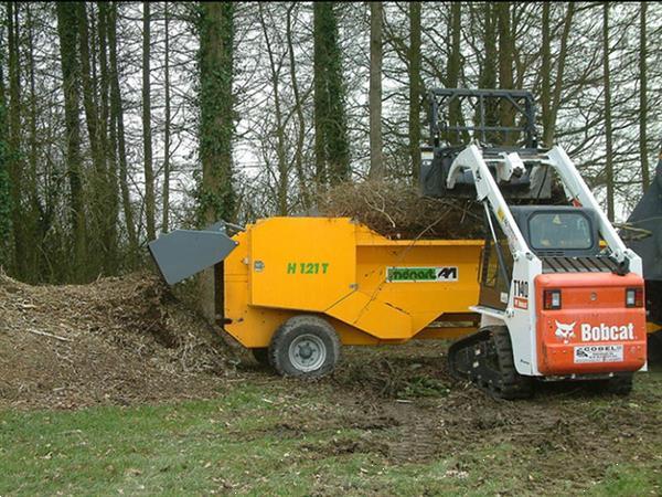 Grote foto menart h121t tractor aangedreven doe het zelf en verbouw afvalverwerking