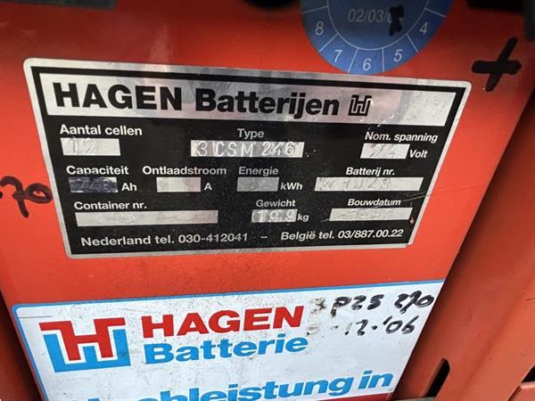 Grote foto vs 21463 elektrische triplex stapelaar bt freelift 4800mm doe het zelf en verbouw hefwerktuigen