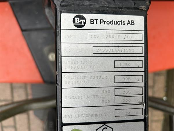 Grote foto vs 21463 elektrische triplex stapelaar bt freelift 4800mm doe het zelf en verbouw hefwerktuigen