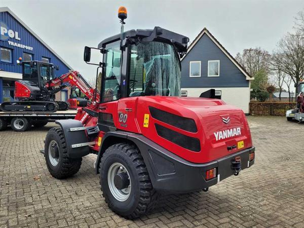 Grote foto yanmar v80 shovel kniklader nieuw 2024 lease actie agrarisch shovels