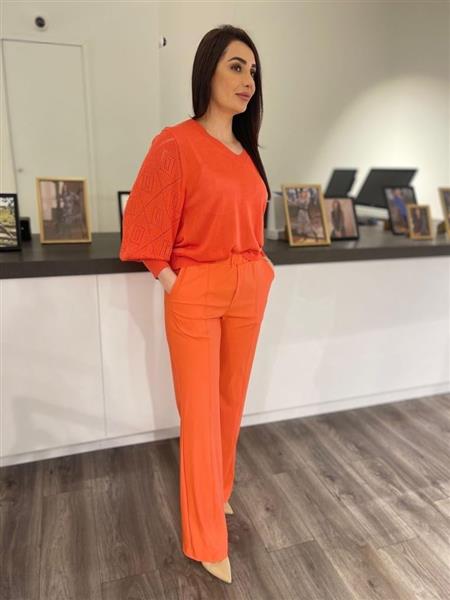 Grote foto mirna broek 24vzg05 poppy kleding dames broeken en pantalons