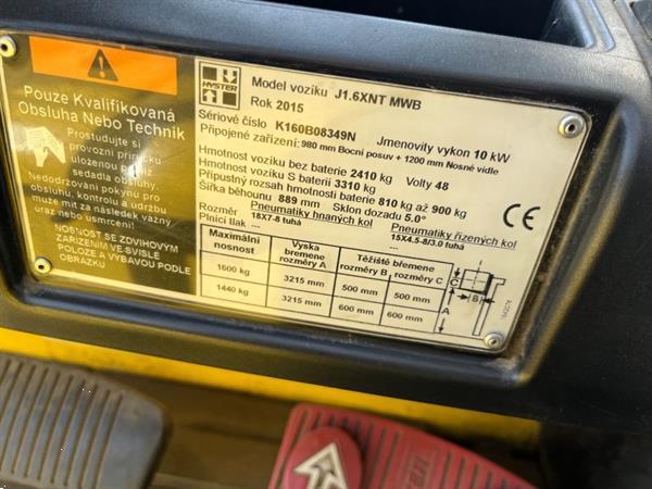 Grote foto hyster j1.6xnt duplo320 freelift sideshift 2015 heftruck forklift agrarisch heftrucks