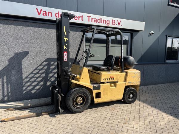 Grote foto hyster h2.50xl heftruck hyster h2.50xl duplo 375 sideshift lpg agrarisch heftrucks