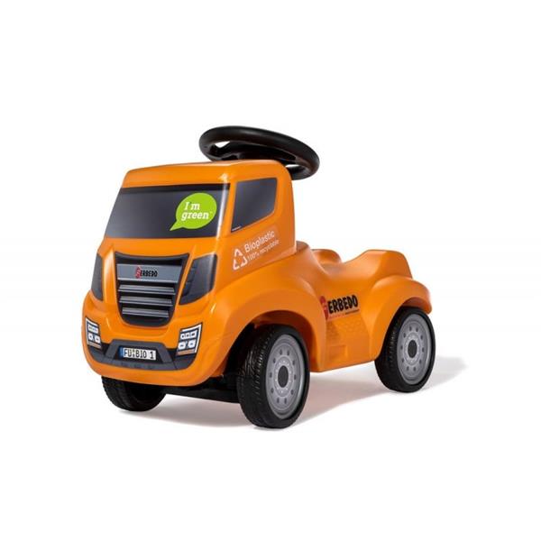 Grote foto ferbedo looptruck bio oranje kinderen en baby los speelgoed