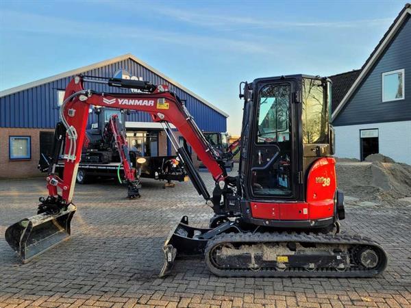 Grote foto yanmar vio38 2023 demo 10 draaiuren lease actie doe het zelf en verbouw kranen en graafmachines