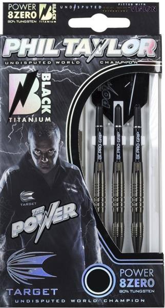Grote foto target power taylor 8zero black b 80 power taylor 8zero black b 80 24 gram sport en fitness darts
