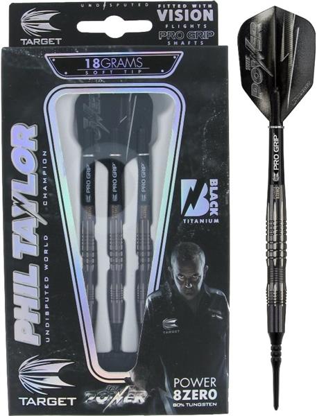 Grote foto softtip target power 8zero black b 80 taylor softtip target power 8zero black b 80 taylor sport en fitness darts