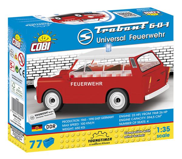 Grote foto cobi 24555 trabant 601 brandweer kinderen en baby overige