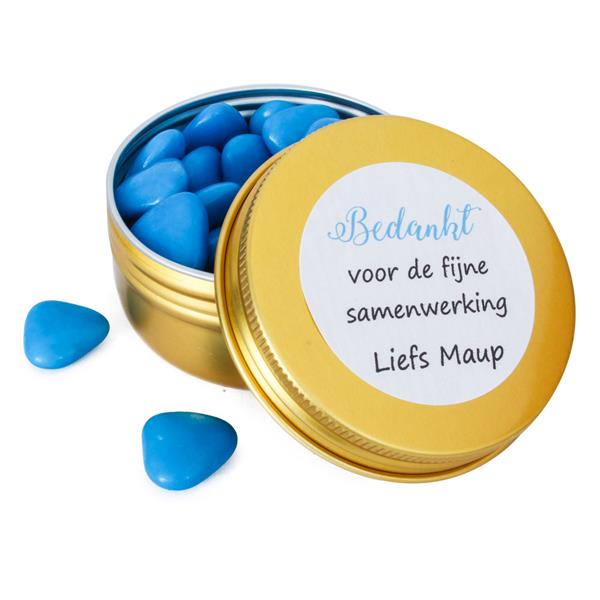 Grote foto bedankjes voor collega trakteren diversen cadeautjes en bonnen