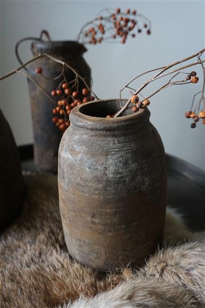 Grote foto nepalese houten pot s huis en inrichting complete badkamers