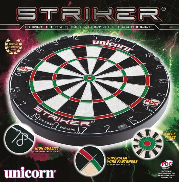 Grote foto unicorn striker dartboard unicorn striker dartboard sport en fitness darts