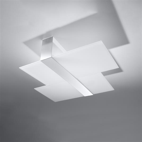 Grote foto plafondlamp massimo chroom 2 x e27 lampvoet ip20 230v huis en inrichting overige