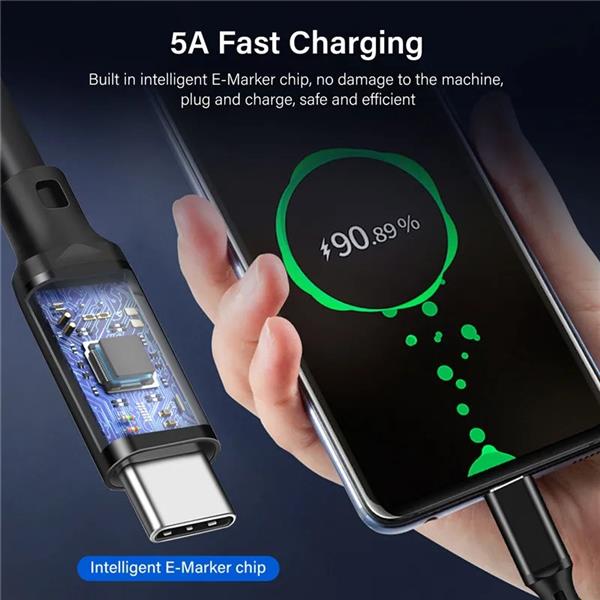 Grote foto drphone titan4 usb c naar usb c kabel usb c 3.2 gen 2 4k uhd 20gbps data 20v 5a 100w pd snel l telecommunicatie opladers en autoladers