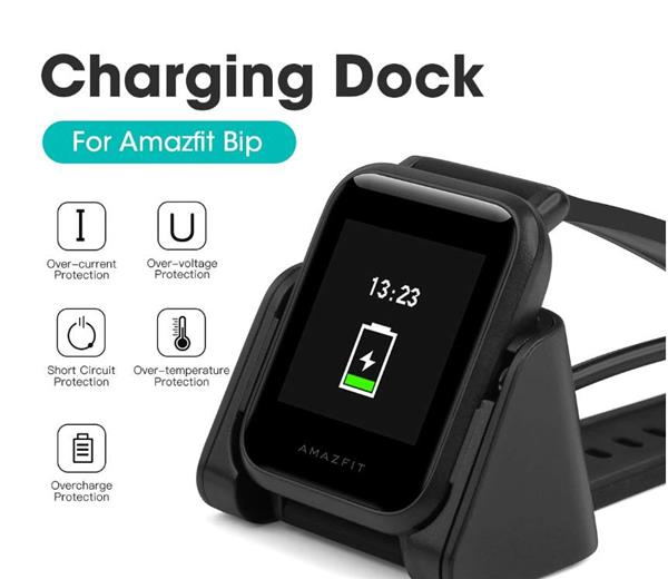 Grote foto drphone usb oplaadkabel charger dock geschikt xiaomi huami amazfit bip a1608 a1915 1 mete kleding dames horloges