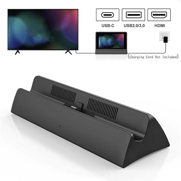 Grote foto drphone nsd1 nintendo switch tv docking station hdmi 2 usb 2.0 1 usb 3.0 2 usb c reizen computers en software overige computers en software