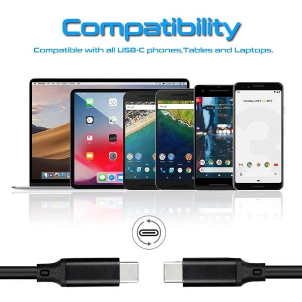 Grote foto drphone titan4 usb c naar usb c kabel usb c 3.2 gen 2 4k uhd 20gbps data 20v 5a 100w pd snel l telecommunicatie opladers en autoladers