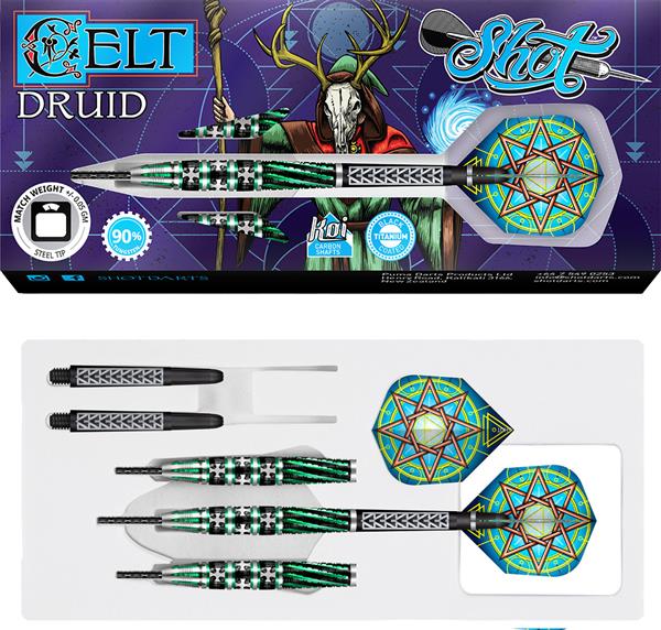 Grote foto shot celt druid 90 shot celt druid 90 25 gram sport en fitness darts