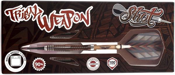 Grote foto softtip shot tribal weapon 1 90 front weight 19g softtip shot tribal weapon 1 90 front weight 19g sport en fitness darts