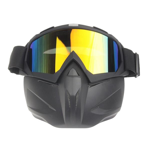 Grote foto dark mask motormasker motoren kleding