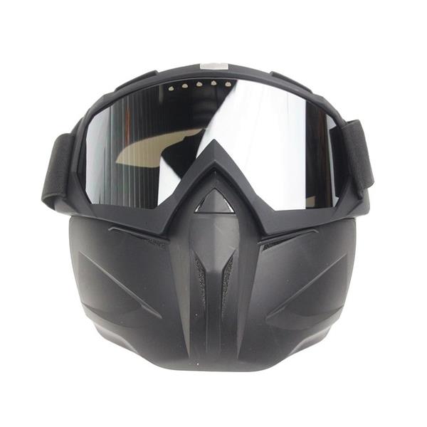 Grote foto dark mask motormasker motoren kleding