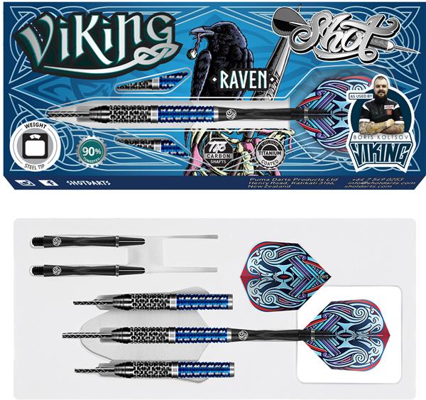 Grote foto shot viking raven 90 viking raven 90 25 gram sport en fitness darts