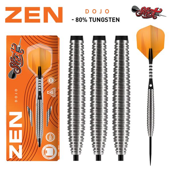 Grote foto shot zen dojo 80 zen dojo 80 25 gram sport en fitness darts