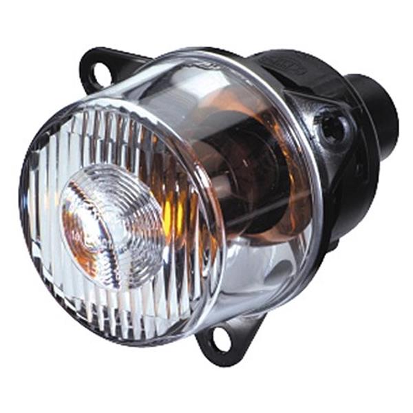 Grote foto hella knipperlicht met oranje gloeilamp 12v rond wit caravans en kamperen caravan accessoires