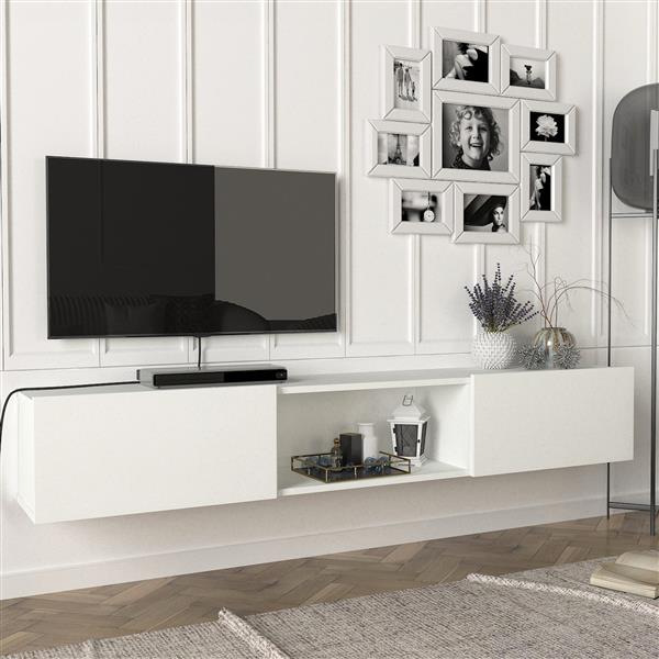 Grote foto en.casa tv meubel paltamo zwevend 180x31x29 5 cm wit huis en inrichting overige
