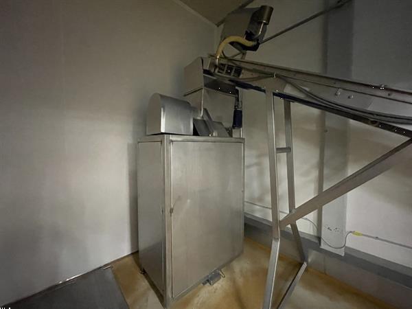 Grote foto abl elevator met zeefband en rvs frame doe het zelf en verbouw afvalverwerking