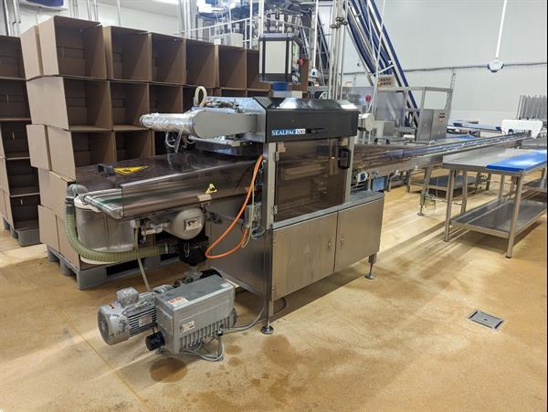 Grote foto sealpac 500 top seal verpakkingsmachine met tray ontnester agrarisch tuinbouw