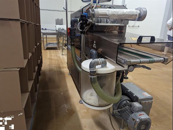 Grote foto sealpac 500 top seal verpakkingsmachine met tray ontnester agrarisch tuinbouw
