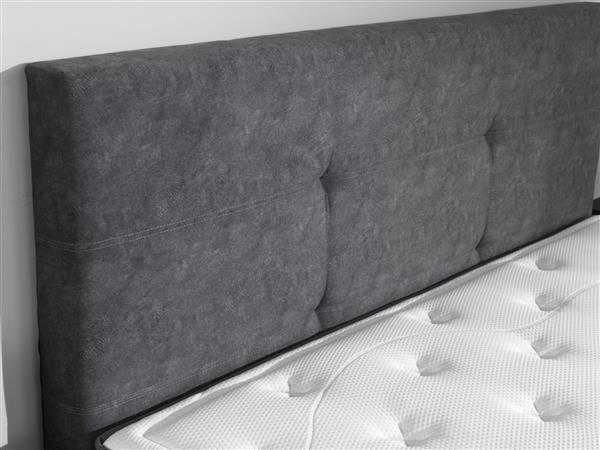 Grote foto hilton boxspring vlak 2 persoons antraciet diamant slaapcomfort huis en inrichting bedden