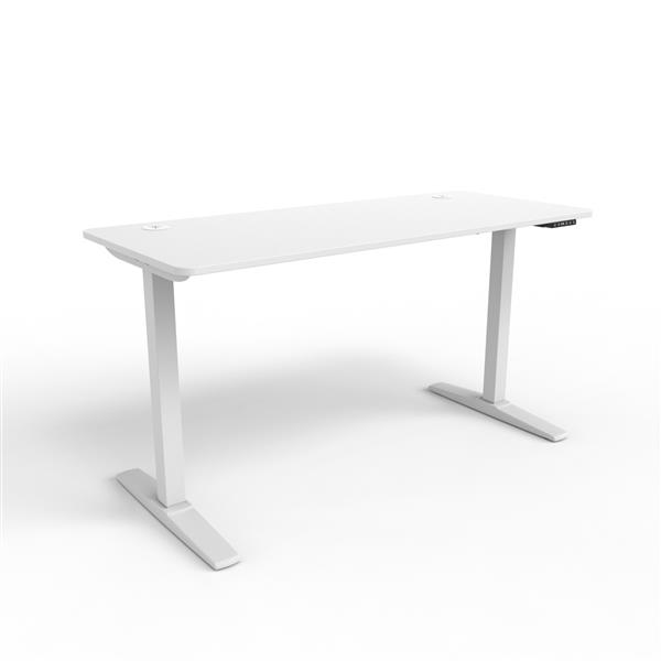 Grote foto pro.tec tafel kento zit sta elektrisch verstelbaar 140x60x73 118 cm wit huis en inrichting stoelen