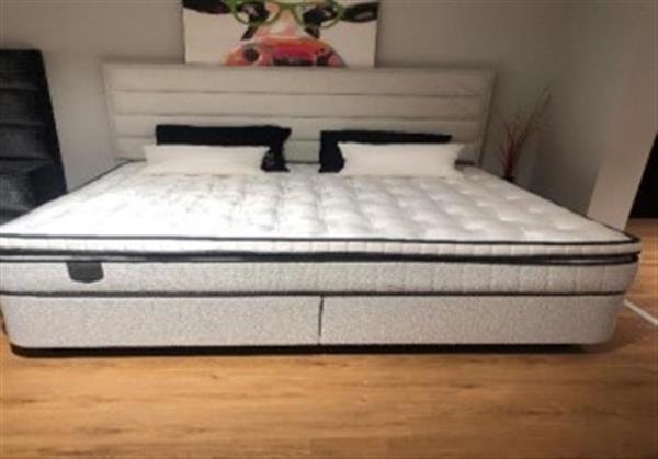 Grote foto zenza storage maxima xs opbergbed in beige diamant slaapcomfort huis en inrichting bedden