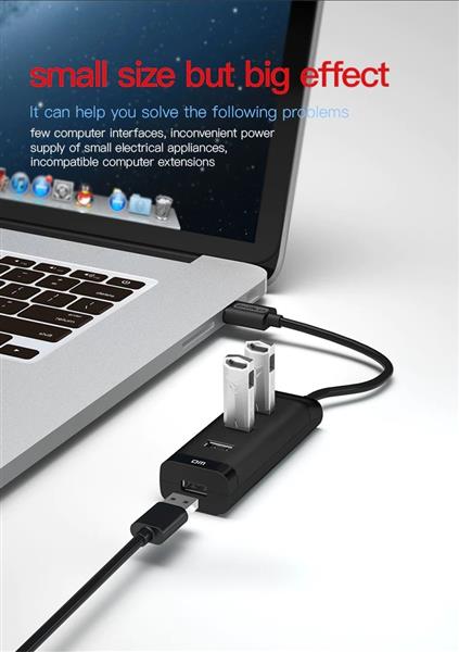 Grote foto drphone dm chb5 4 poorts usb hub met aan uit schakelaar usb 2.0 480mbps extender splitter voor p computers en software overige computers en software