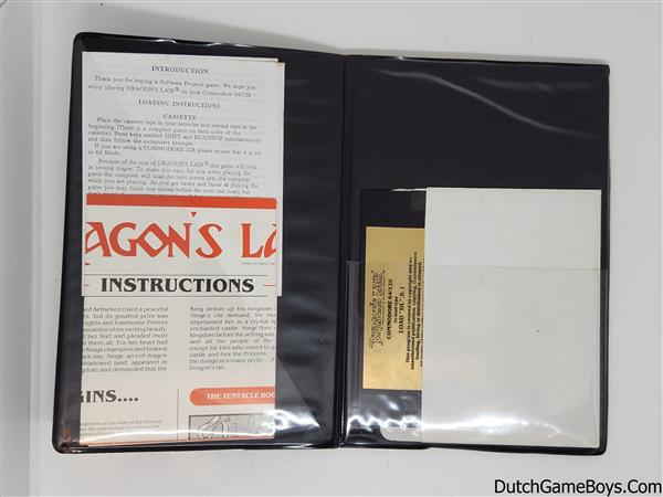 Grote foto commodore c64 dragon lair 5 25 disk spelcomputers games overige games