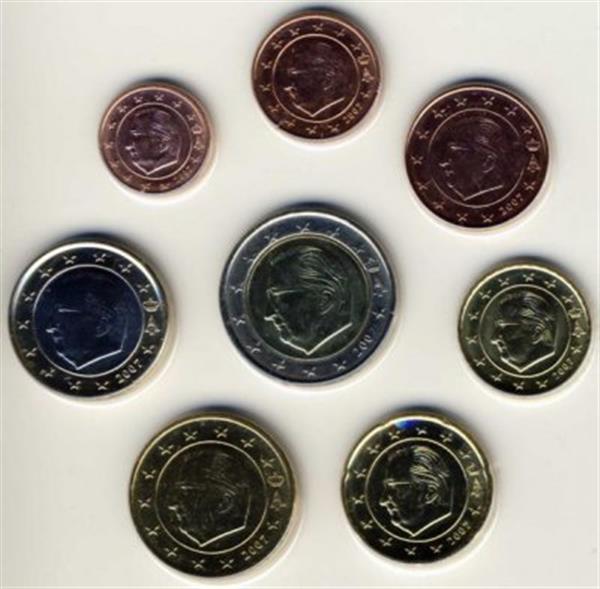Grote foto belgi unc 2007 verzamelen munten overige