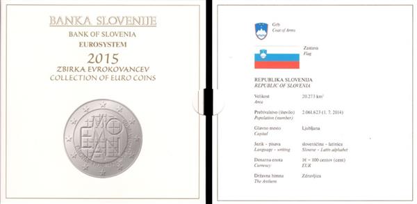 Grote foto sloveni bu 2015 verzamelen munten overige