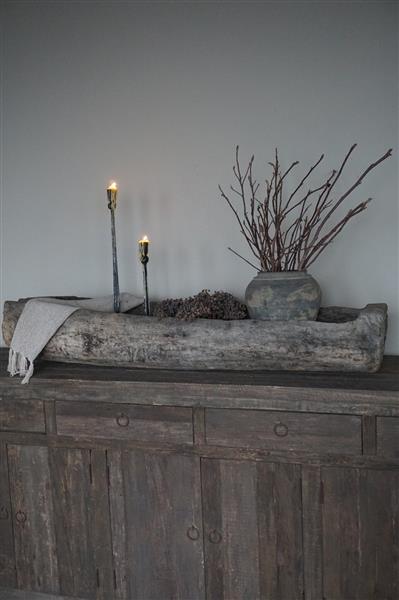 Grote foto oud houten trog h26 x b123 x d34 cm huis en inrichting woningdecoratie