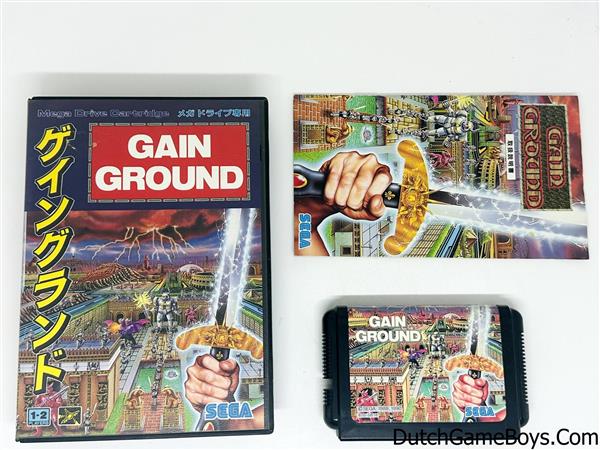Grote foto sega megadrive gain ground japan spelcomputers games overige games